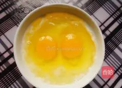 Illustration of how to make shrimp and egg pancakes 4