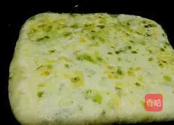 Illustration of making dough scallion pancake 12