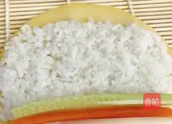 Illustration of teaching sushi in class 6