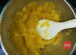 Illustration of how to make fried pumpkin cake 3
