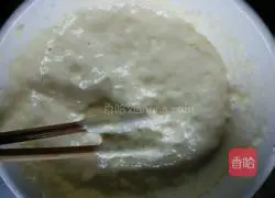 Illustration of how to make three-color cake 5