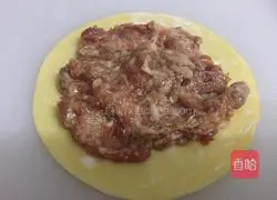 Illustration of how to make beef dumpling cakes 3