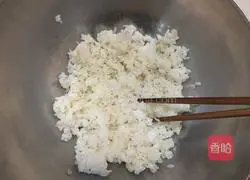 Illustration of how to make grilled salmon chirashi sushi 6