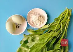 Iron supplement recipe spinach Illustration of how to make pancakes 1