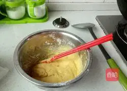 Illustration of how to make egg pancakes 1