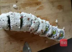 Illustration of how to make sushi 7