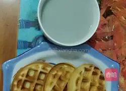 Illustration of how to make original waffles 12