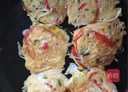 Illustration of how to make bird's nest cake 8