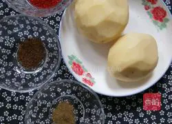 Illustration of how to make original potato cake 1
