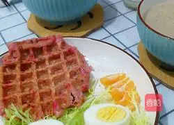 Illustration of how to make apple egg pancake 11