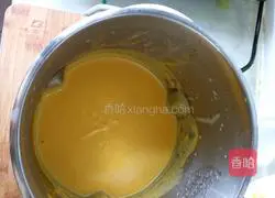 Illustration of how to make square melon bean paste cake 1