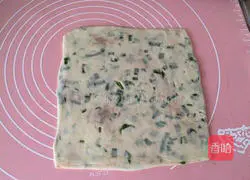 Illustration of how to make nine-layer pepper and chive soft cake 10