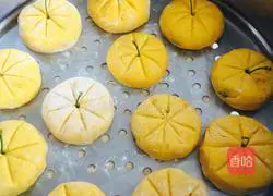 Illustration of how to make steamed pumpkin cake 7