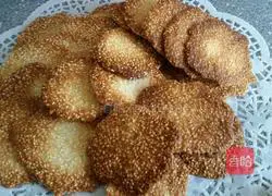 Illustration of how to make sesame crackers 9