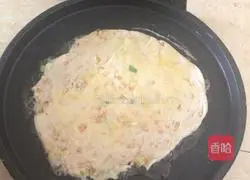 Illustration of how to make hot noodle peanut cake 11