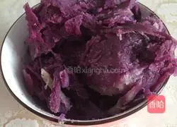 Purple potato cake recipe 1