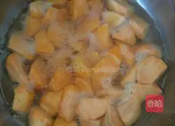 Illustration of how to make sweet potato cake 1