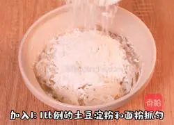 Illustration of making radish cake 3