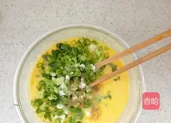 Illustration of how to make egg pancake 1