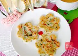White Illustration of how to make shredded radish cake 12