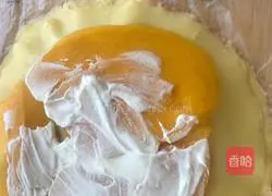 Illustration of how to make durian (durian) layer cake 11