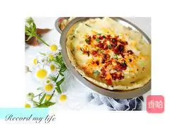 Illustration of how to make five-flavor chive pancake 6