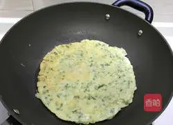 Illustration of how to make scallion pancake and chive pancake 6