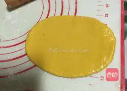 Lotus leaf Illustration of how to make cake 3