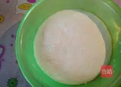 Illustration of making scallion dough cake 7