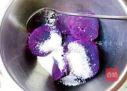 Purple Sweet Potato Glutinous Rice Cookies (Oven Version) Recipe Illustration 3