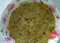 Illustration of how to make chive pancakes 4