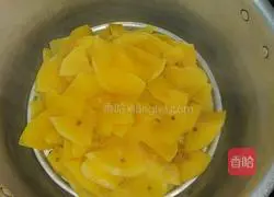 Illustration of how to make fried pumpkin cake 1