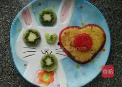 Illustration of how to make Dendrobium Flower Rice Cake 3