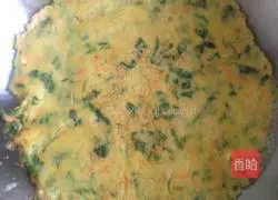 Spinach, Carrot and Egg Pancake Recipe Illustration 10