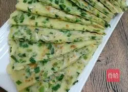 Illustration of how to make chive egg pancake 7