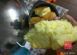 Illustration of the oven version of cream cheesecake 8