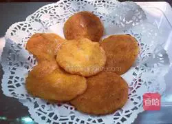 Illustration of how to make sweet potato and banana cake 8