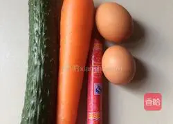 Illustration of how to make three-strand egg cake 1