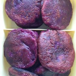 Purple potato cake