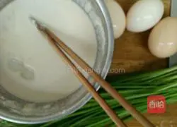 Leek and egg pancake recipe 2