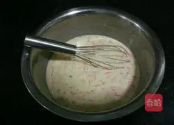 Illustration of how to make egg, carrot and mustard cake 9