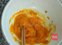 Illustration of how to make pumpkin cake 2