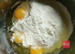 Illustration of how to make egg pancakes 1
