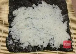 Make Illustration of how to make sushi 5