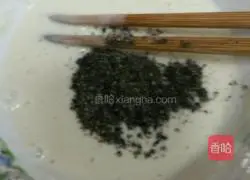 Illustration of how to make oatmeal sesame cake 2