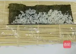 For one person Illustration of how to make sushi 6