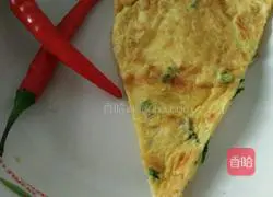 Illustration of how to make scallion egg pancake 7