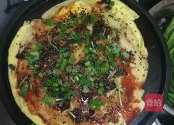 Illustration of how to make pancakes and fruits 2