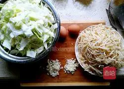 Illustration of how to make vegetarian fried pancakes 1