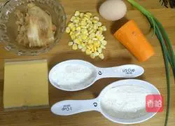 Illustration of how to make kimchi pancakes 2